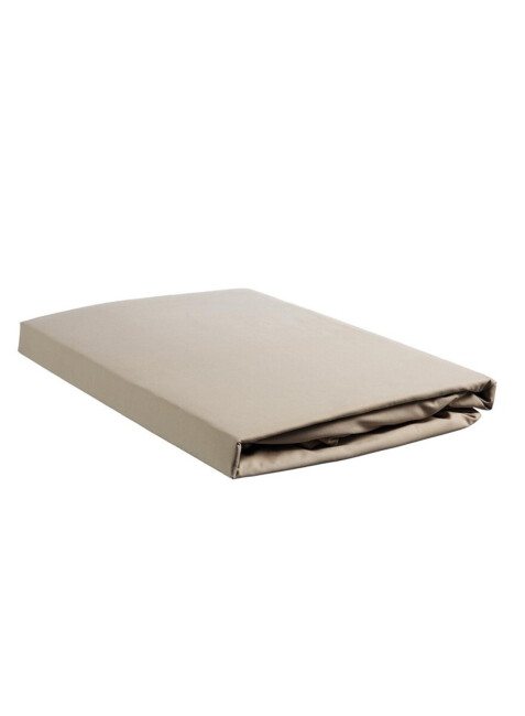 Ambiante Cotton Uni topper hoeslaken Taupe
