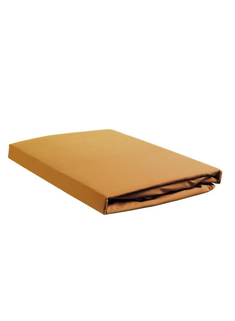 Ambiante Cotton Uni hoeslaken Ochre