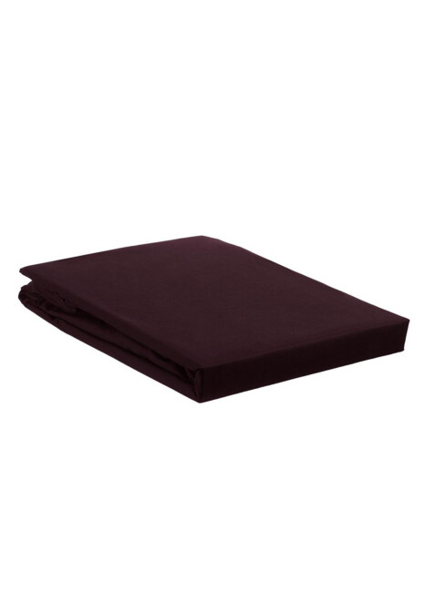 Ambiante Cotton Uni hoeslaken Dark Red