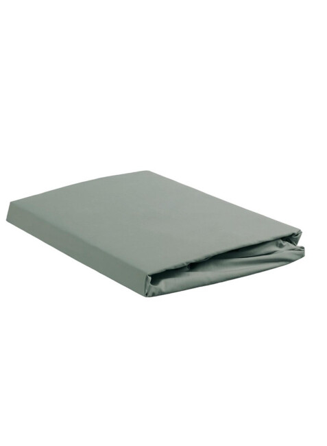Ambiante Cotton Uni hoeslaken Green