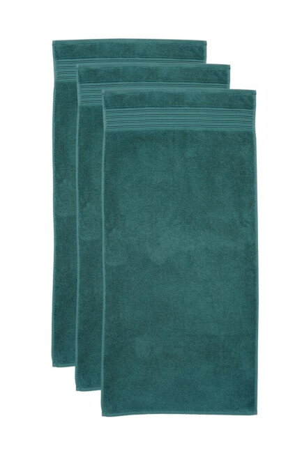 Beddinghouse Sheer set van 3 Handdoeken - Donker Groen 50 x 100 cm set van 3
