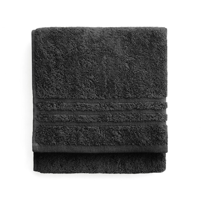 BYRKLUND Baddoek Bath Basics Antraciet 50x100