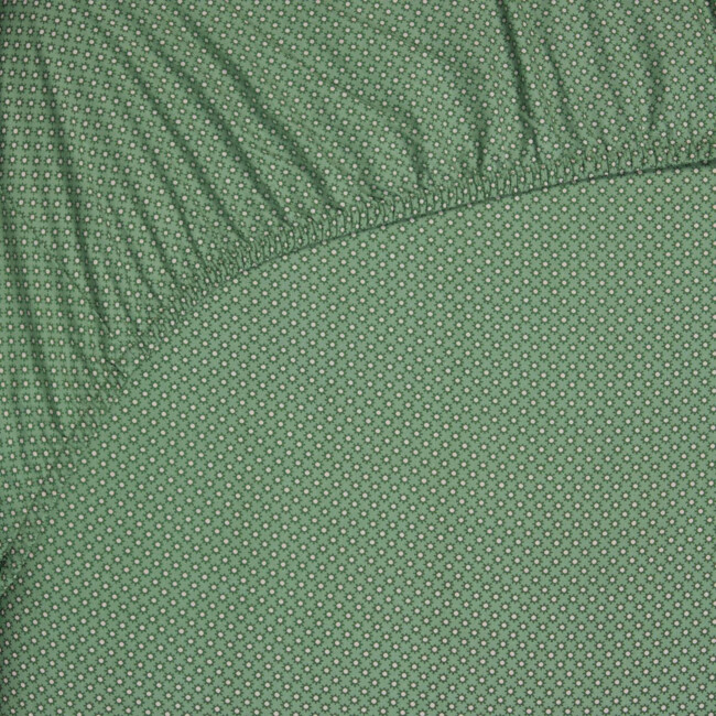 Pip Studio Hoeslaken Twinkle Star Fitted Sheet Midden groen