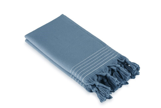 WALRA Gastendoek Soft Cotton Hamam Petrol 2x 30x50 Petrol