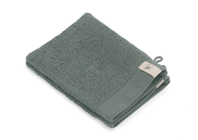 Walra Washand Soft Cotton Legergroen 2x 16x21
