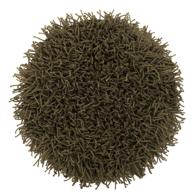 Heckettlane Calla-Green Badmat Busto rond 60 cm, gemaakt van 60% Katoen 40% Polyester