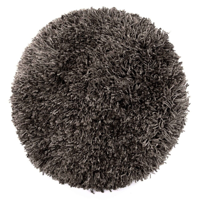 Heckettlane Birch-Grey Badmat Cona rond 60 cm, gemaakt van 60% Katoen 40% Polyester
