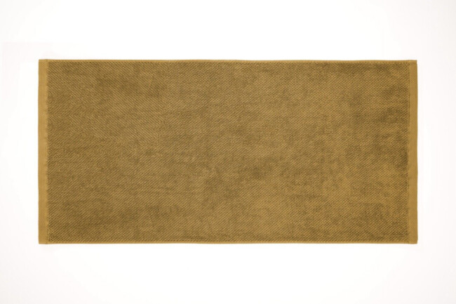 Heckettlane Bath Grant Badhanddoek Ochre Yellow 70x140cm