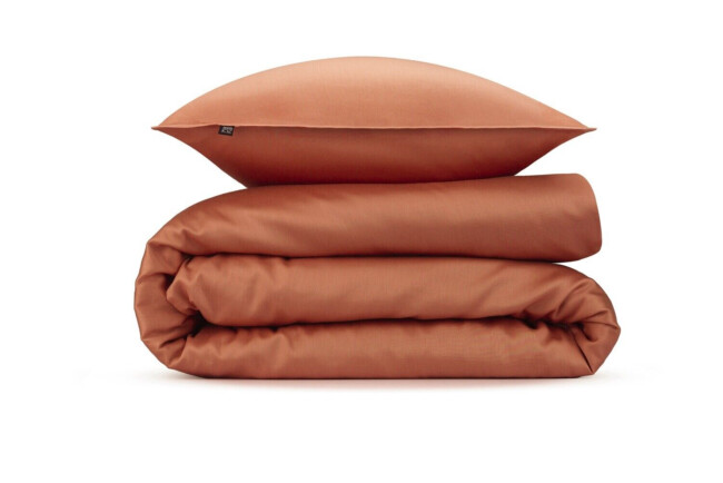 Zohome Dekbedovertrek Satinado Copper-Orange