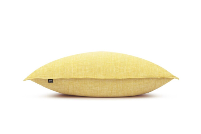 ZoHome Aspen-Yellow Kussensloop Lino 50x50 cm, gemaakt van 100% Katoen
