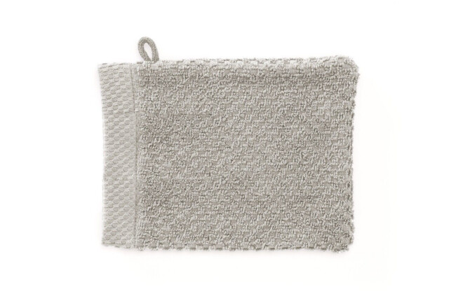 Heckettlane Bath Grant Washandje Glacier Grey 16x21cm set van 3 stuks