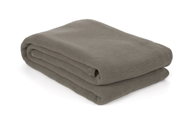 Yellow Desert-Taupe Plaid Ica 140x200 cm, gemaakt van 100% Katoen