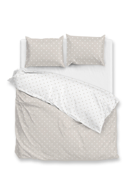 Zohome Dekbedovertrek Punta di Cotone Warm-Sand