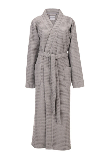Heckettlane Badjas Badjas-Wafel Melange-Grey
