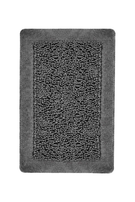 Heckettlane Classic-Anthracite Badmat Buchara 70x120 cm, gemaakt van 100% Katoen