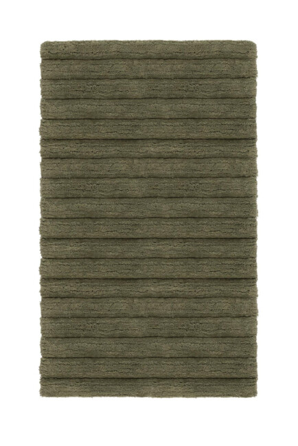 Heckettlane Army-Green Badmat Vivienne 70x120 cm, gemaakt van 100% Katoen