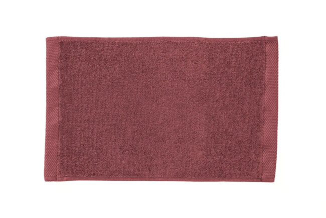 Heckettlane Bath-Premium Gastendoek 30x50 cm (3 stuks) Rood, gemaakt van 100% Katoen
