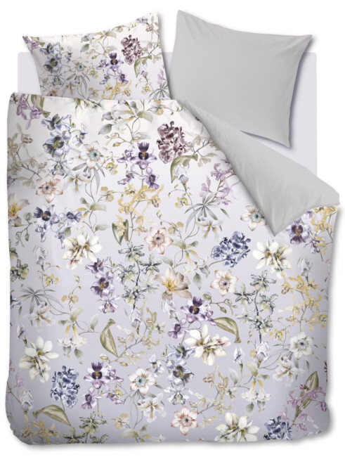 Kardol by Beddinghouse Dekbedovertrek Branche Grey Green