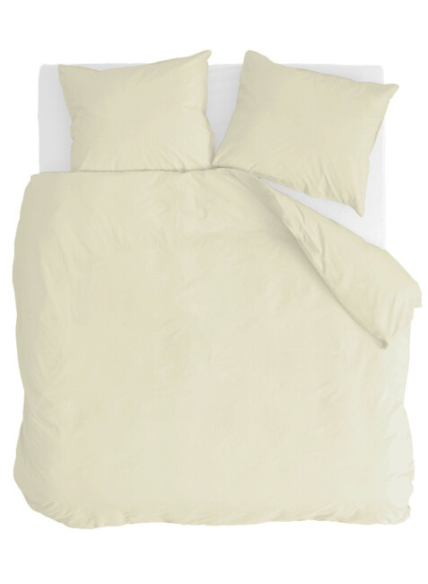 WALRA Dekbedovertrek Vintage Cotton Geel