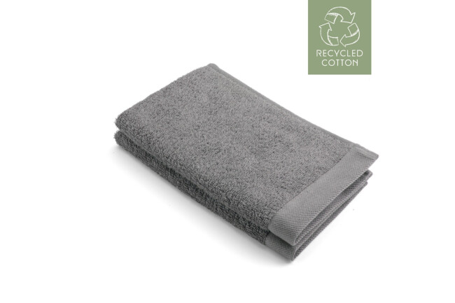 WALRA Gastendoek Remade Cotton Taupe 2x 30x50