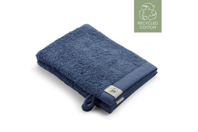 WALRA Washand Remade Cotton Blauw 2x 16x21
