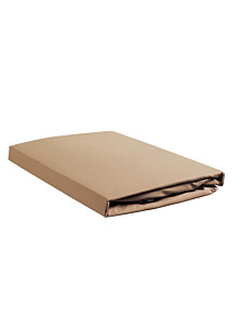 Ambiante Cotton Uni hoeslaken Khaki