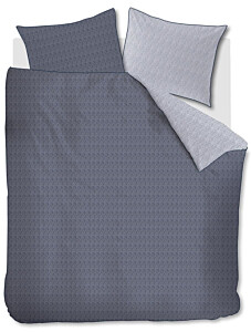 Riviera Maison Dekbedovertrek Twisted Blauw