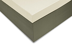 Heckettlane Hoeslaken Satin topper Off-White 100% Katoen-Satijn