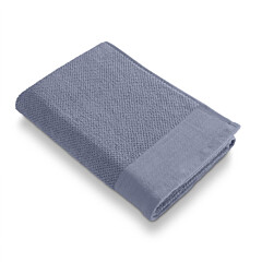 Walra Badlaken Soft Cotton Popcorn Blauw 70x140