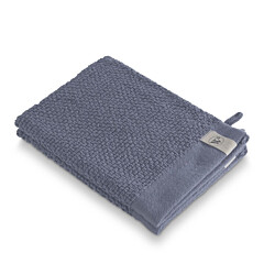 Walra Washand Soft Cotton Popcorn Blauw 2x 16x21