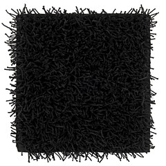 Heckettlane Night-Black Badmat Busto 60x60 cm, gemaakt van 60% Katoen 40% Polyester
