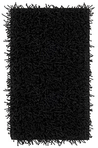 Heckettlane Night-Black Badmat Busto 60x100 cm, gemaakt van 60% Katoen 40% Polyester