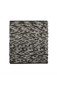 Heckettlane Dark-Grey Badmat Brenda 60x60 cm, gemaakt van 60% Katoen 40% Polyester