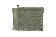 Heckettlane Bath Grant Washandje Army Green 16x21cm set van 3 stuks