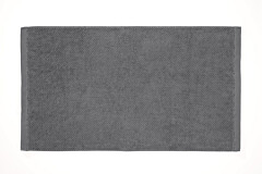 Heckettlane Bath Grant Badhanddoek Classic Anthracite 60x110cm set van 2 stuks