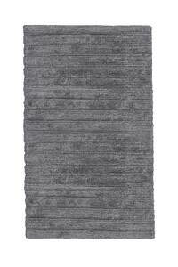 Heckettlane Anthracite Badmat Vivienne 70x120 cm, gemaakt van 100% Katoen