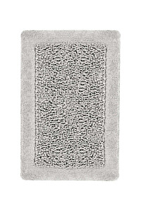 Heckettlane Ash-Grey Badmat Buchara 60x100 cm, gemaakt van 100% Katoen