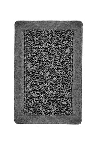Heckettlane Classic-Anthracite Badmat Buchara 60x100 cm, gemaakt van 100% Katoen