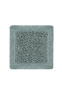 Heckettlane Mist-Blue Badmat Buchara 60x60 cm, gemaakt van 100% Katoen