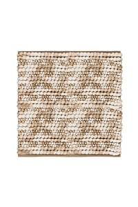 Heckettlane Forest-Sand Badmat Brenda 60x60 cm, gemaakt van 60% Katoen 40% Polyester
