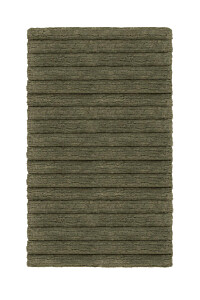 Heckettlane Army-Green Badmat Vivienne 60x100 cm, gemaakt van 100% Katoen