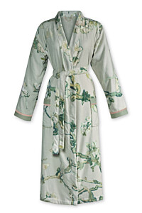 Beddinghouse x Van Gogh Museum Badjas Blossom Bathrobe Groen