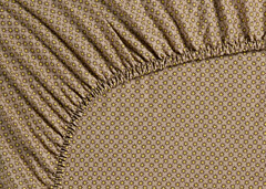 Pip Studio Hoeslaken Twinkle Star Fitted Sheet Geel kaki