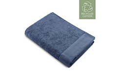 WALRA Badlaken Remade Cotton Blauw 70x140