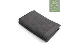 WALRA Gastendoek Remade Cotton Grijs / Antraciet 2x 30x50